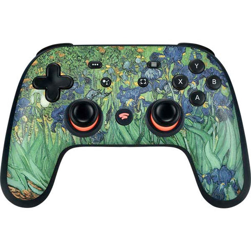 Vincent Van Gogh Irises Google Stadia Controller Skin